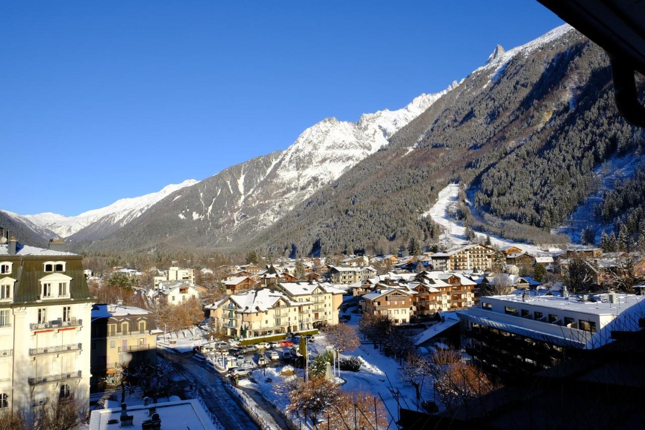 Apartament Studio Chaleureux Chamonix Centre Zewnętrze zdjęcie