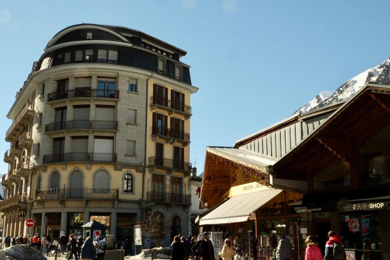Apartament Studio Chaleureux Chamonix Centre Zewnętrze zdjęcie