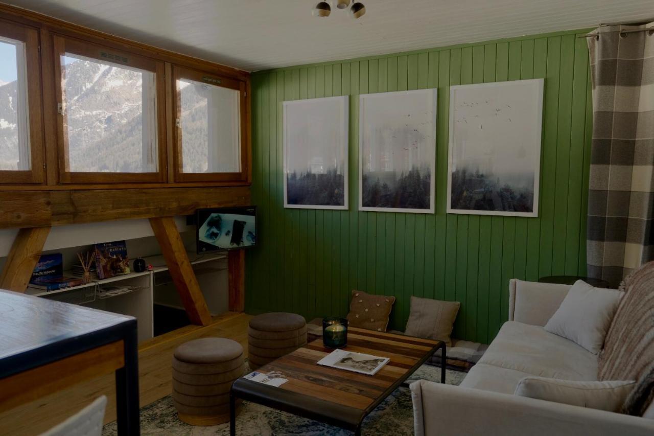 Apartament Studio Chaleureux Chamonix Centre Zewnętrze zdjęcie